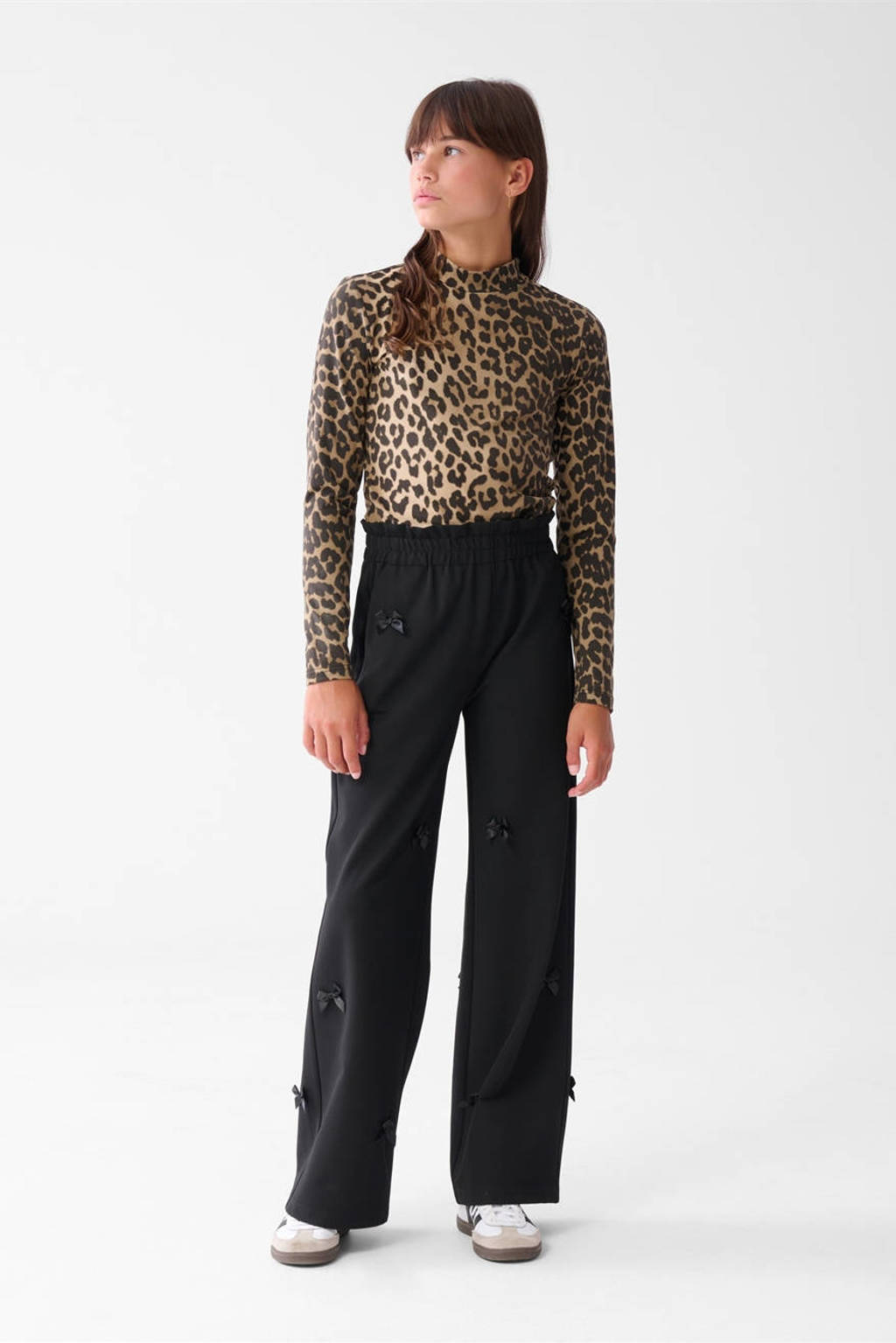 Shoeby straight fit broek zwart