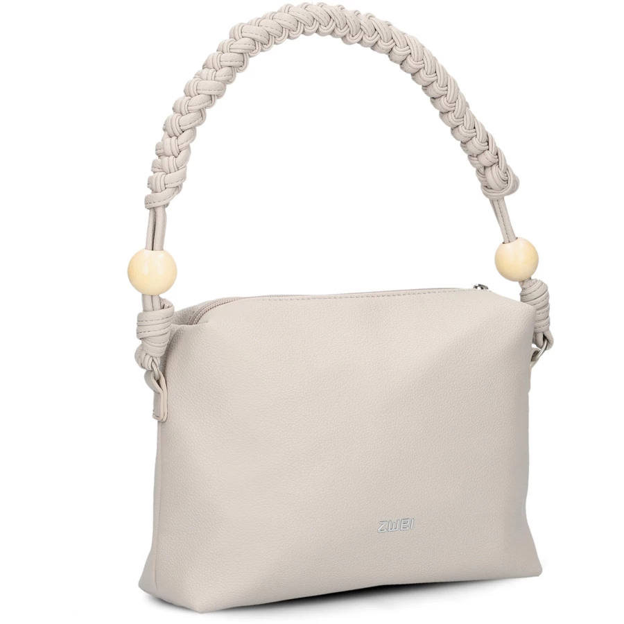 zwei Perla PE60 - Schultertasche 27 cm cappuccino
