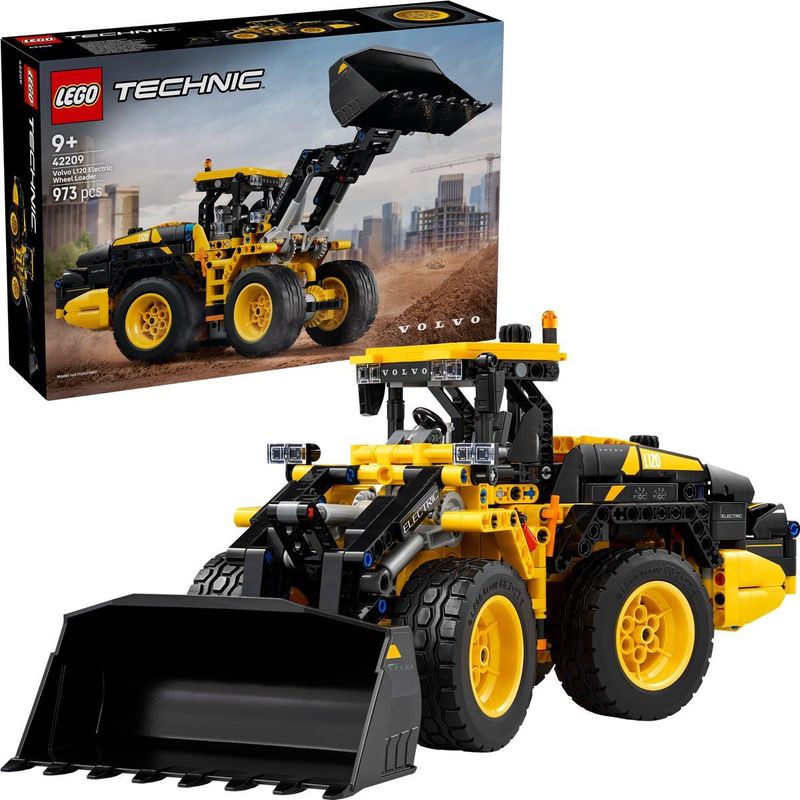 LEGO - Technic - Volvo L120 Electric Wiellader - Bouwspeelgoed - Groen