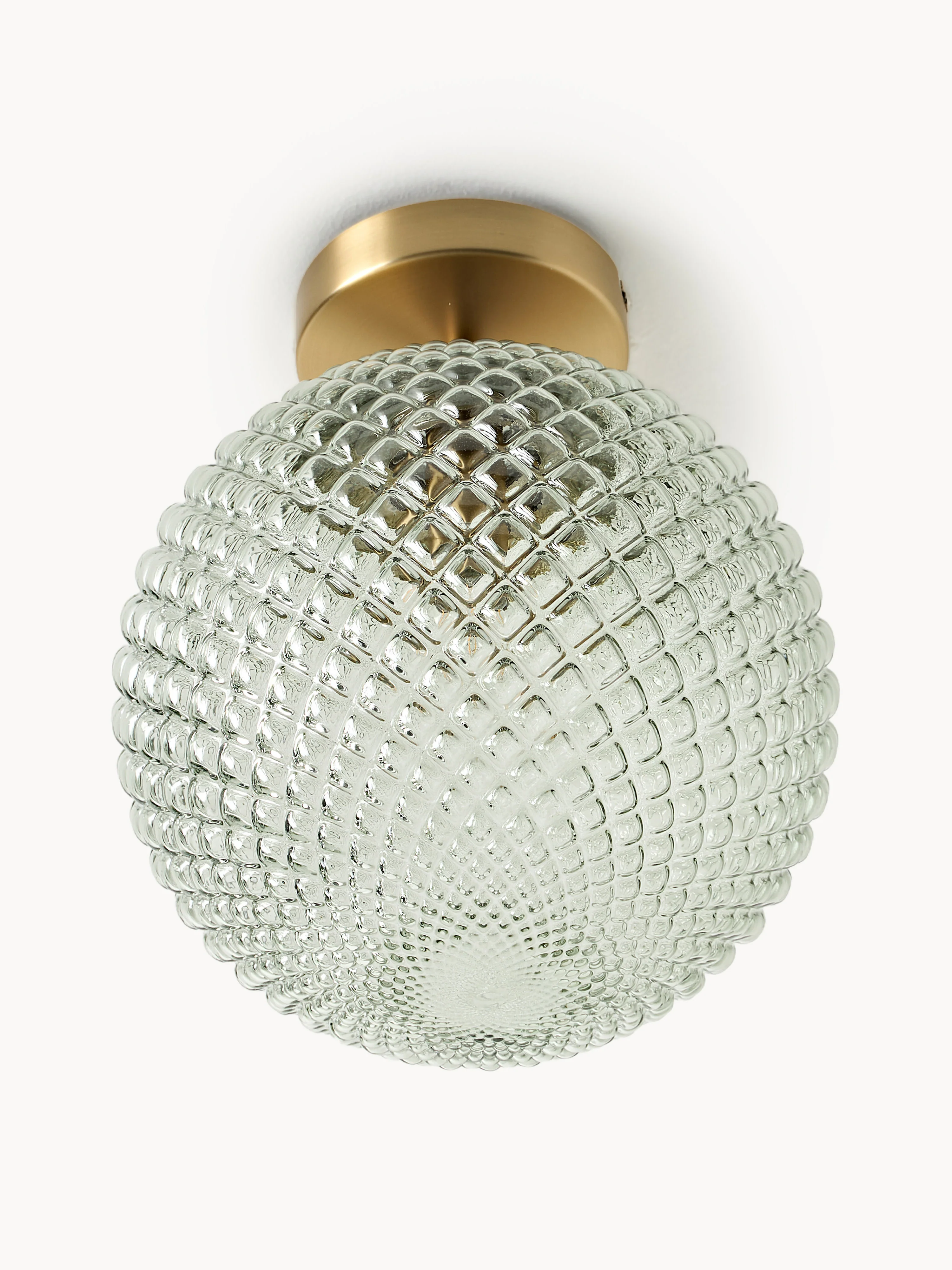 Kleine plafondlamp Lorna van glas