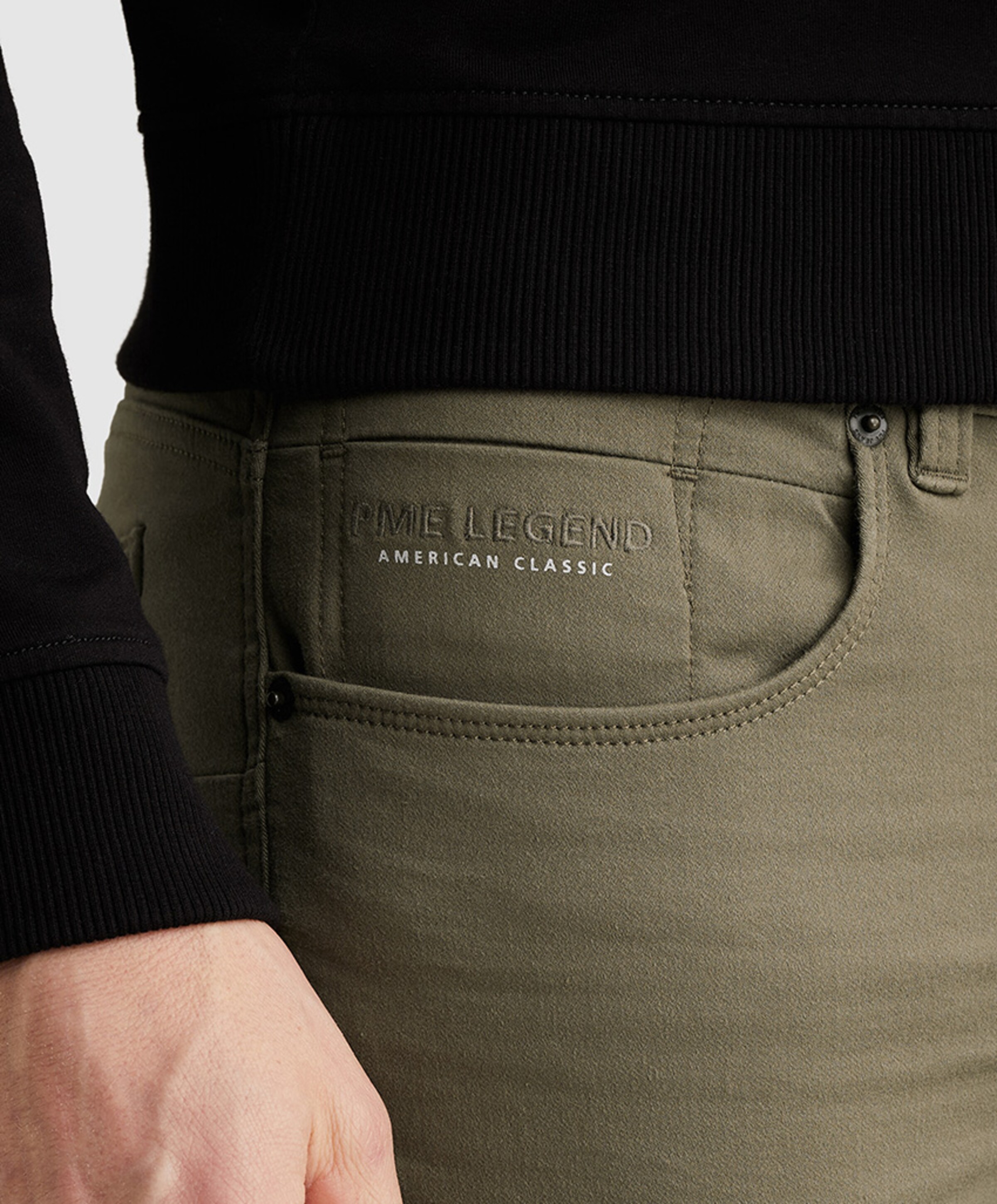 PME Legend PME LEGEND NIGHTFLIGHT COLORED SWE heren jeans groen