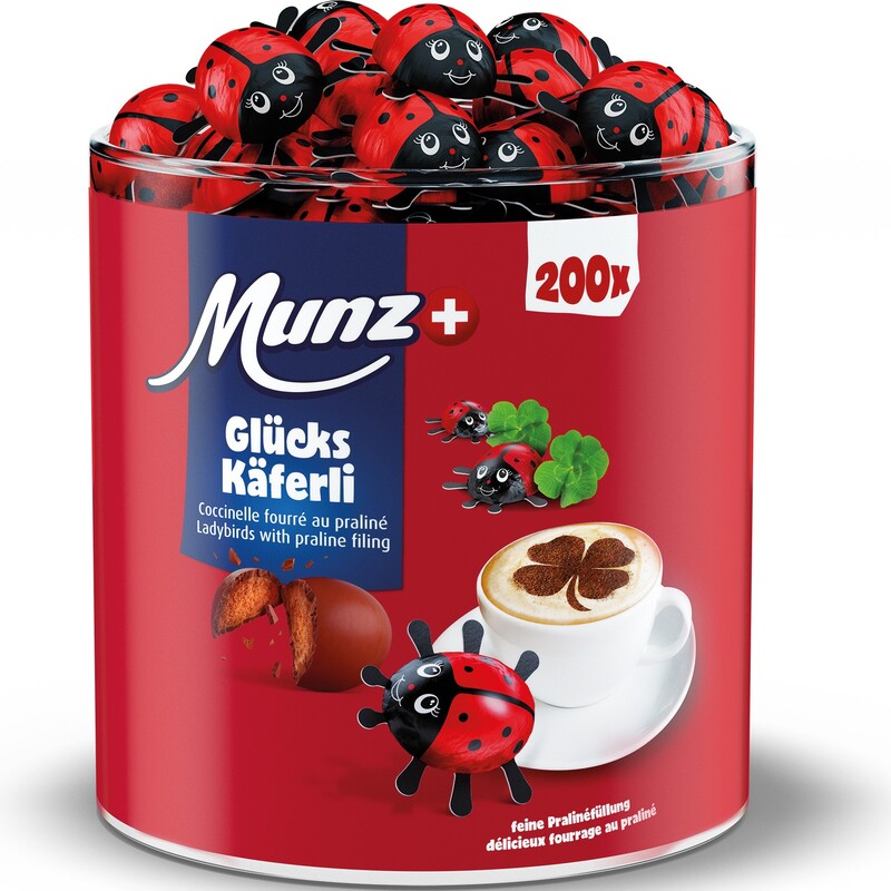 Munz Glückskäferli, 5 g, 200 Stück