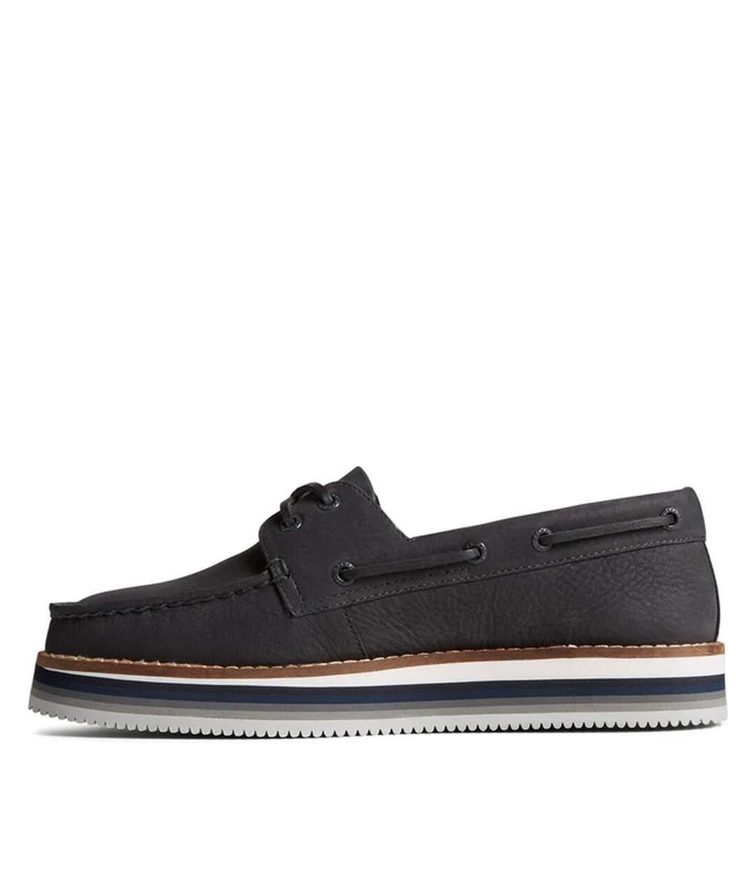 Sperry - Chaussures bateau AUTHENTIC ORIGINAL STACKED - Femme (Noir) - UTFS9980