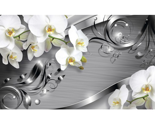 Vliesbehang 2158 VEXXXL Orchideeën ornament 4-delige set 415 x 254 cm