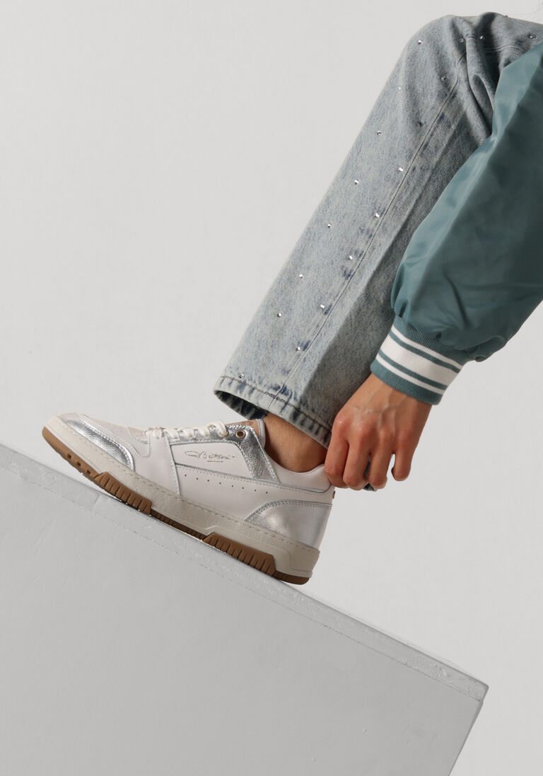 FRED DE LA BRETONIERE zilveren fred de la bretoniere lage sneakers yara mega