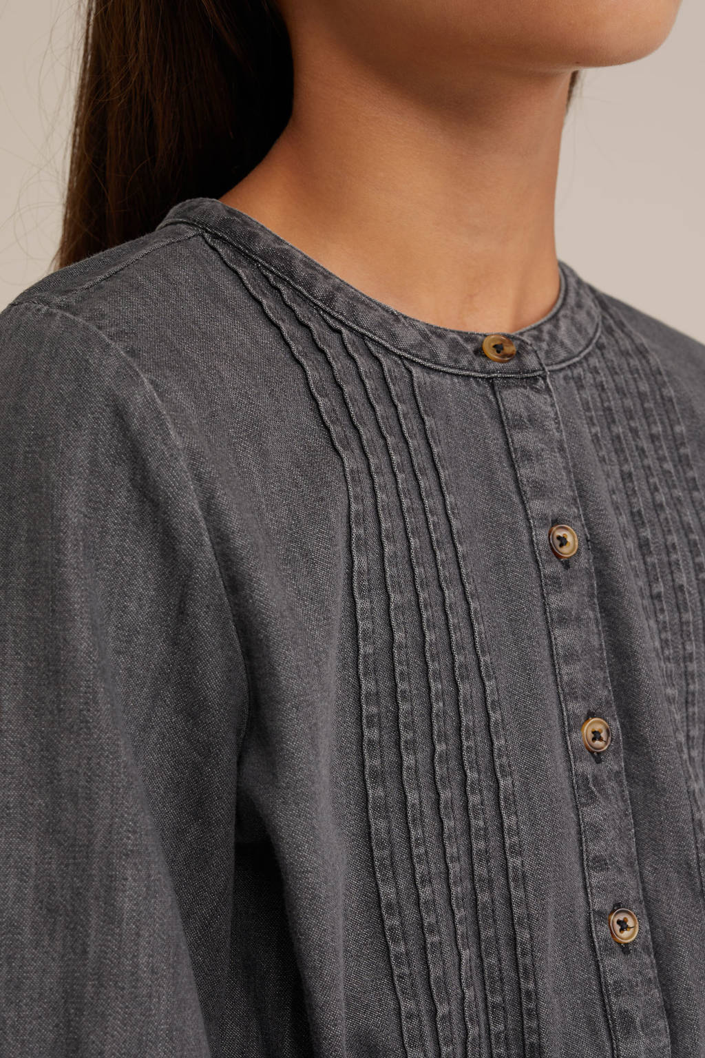 WE Fashion spijkerjurk grey denim