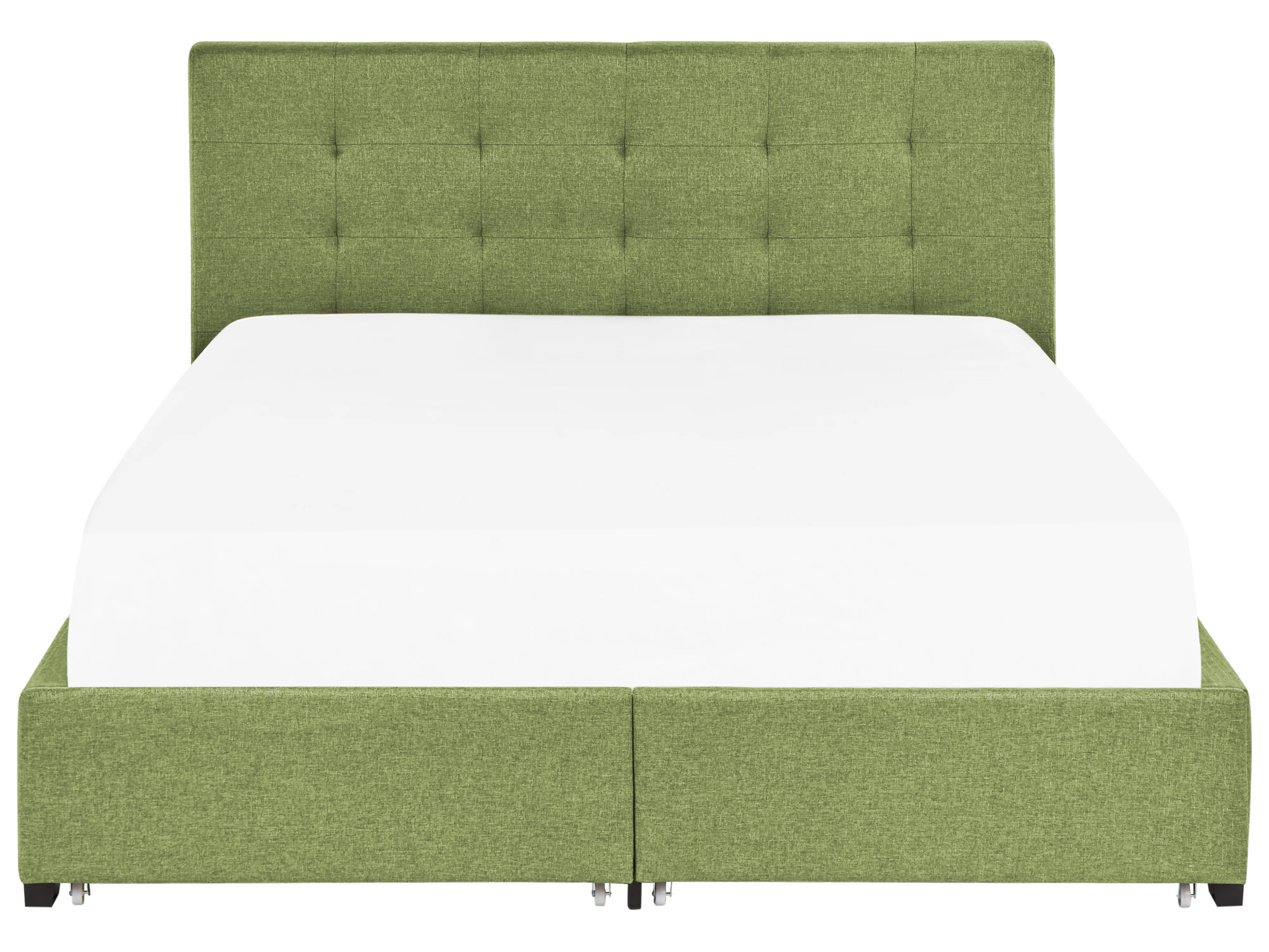 Bed met opbergladen Stof LA ROCHELLE 180 x 200 cm Groen