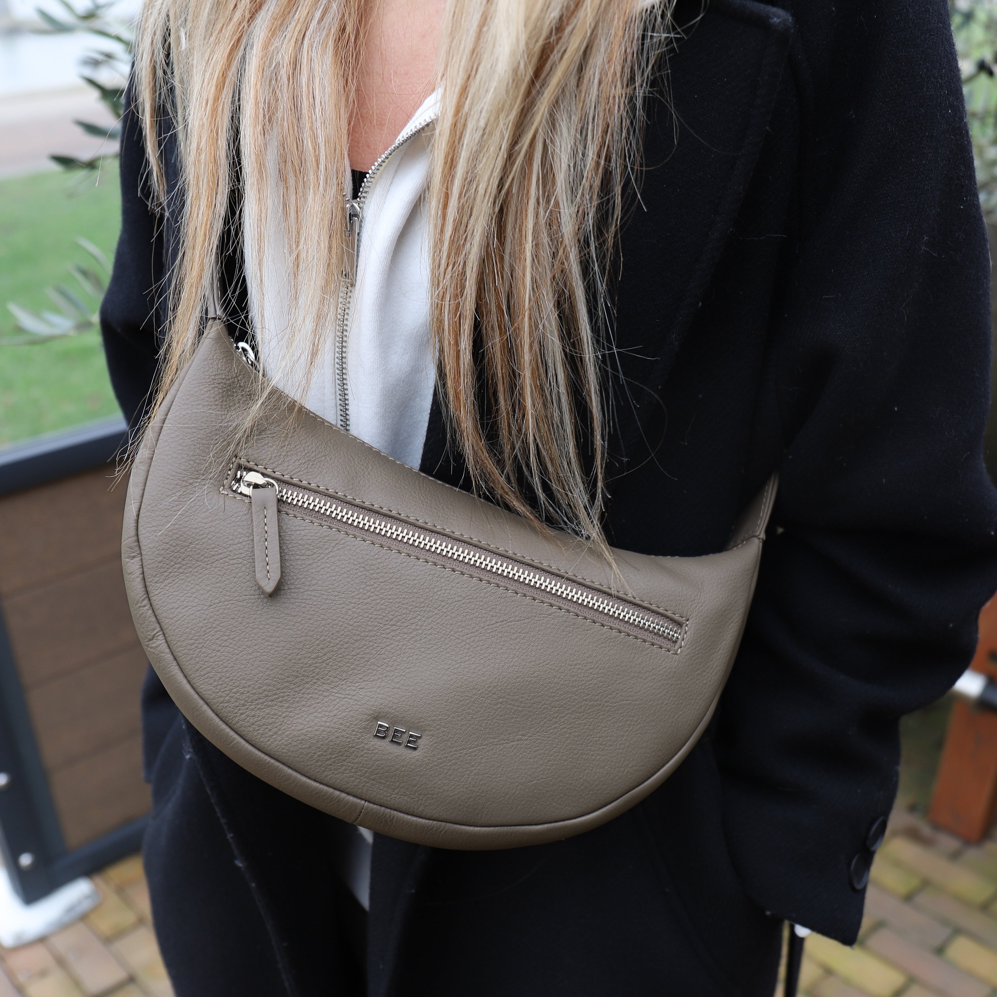 Crossbody tasje 'Izzy' Silver Mink Silver Mink