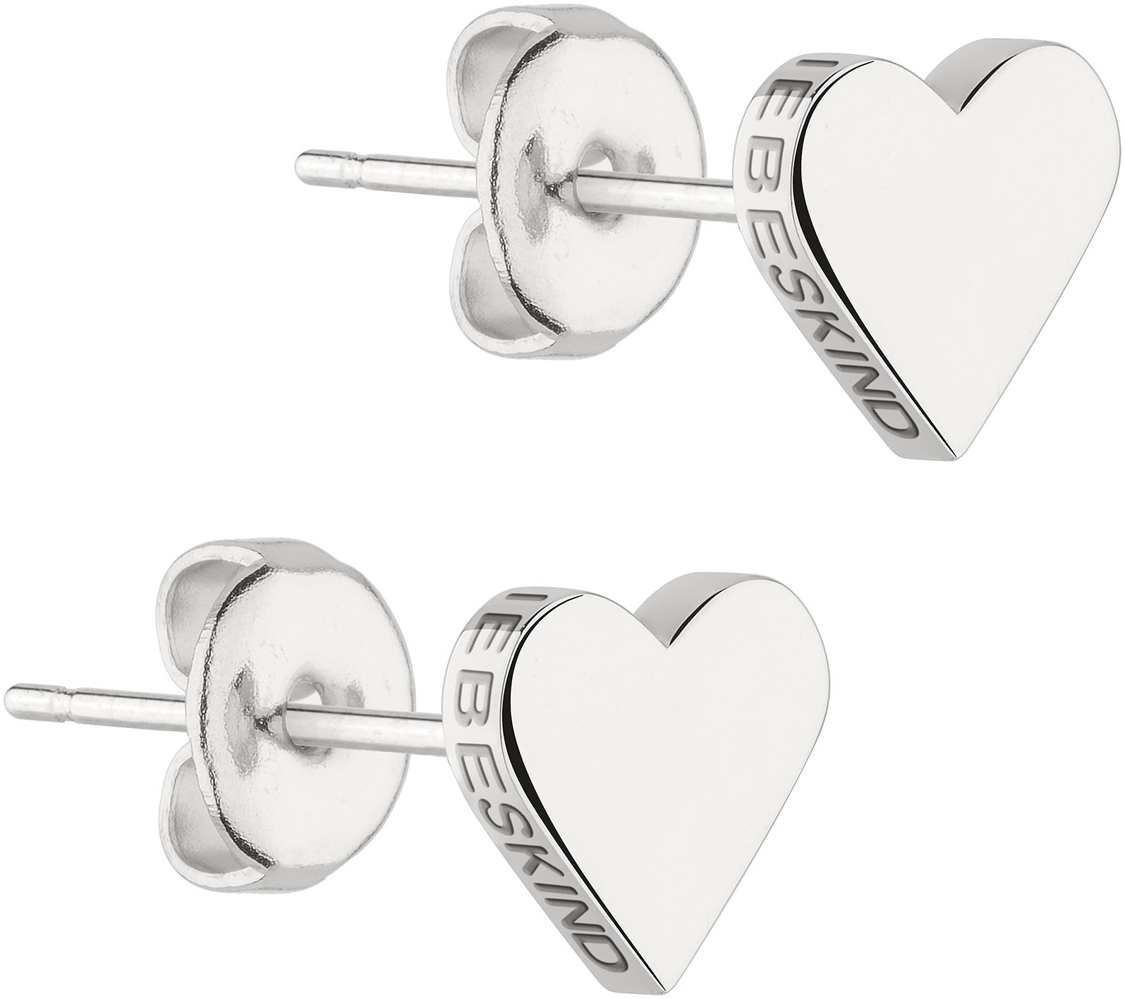 Liebeskind Berlin Paar Ohrstecker »Schmuck Geschenk Edelstahl Ohrringe Herz«
