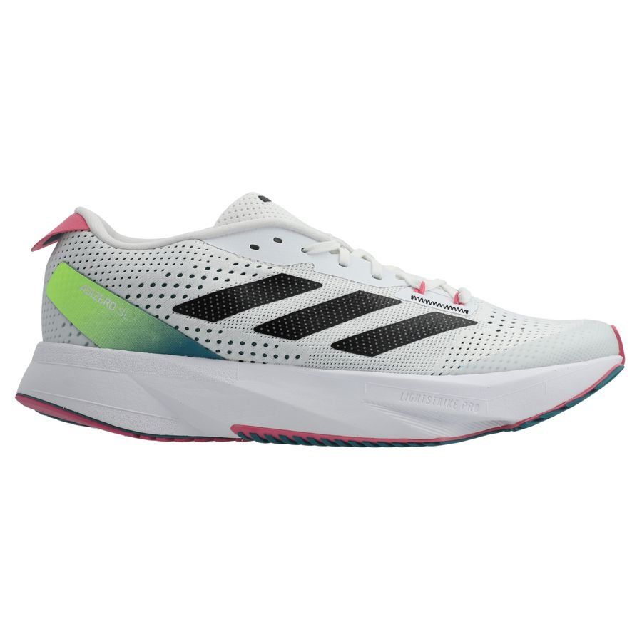 adidas Chaussures de Running adizero SL - Blanc/Noir/Lucid Lemon Femme
