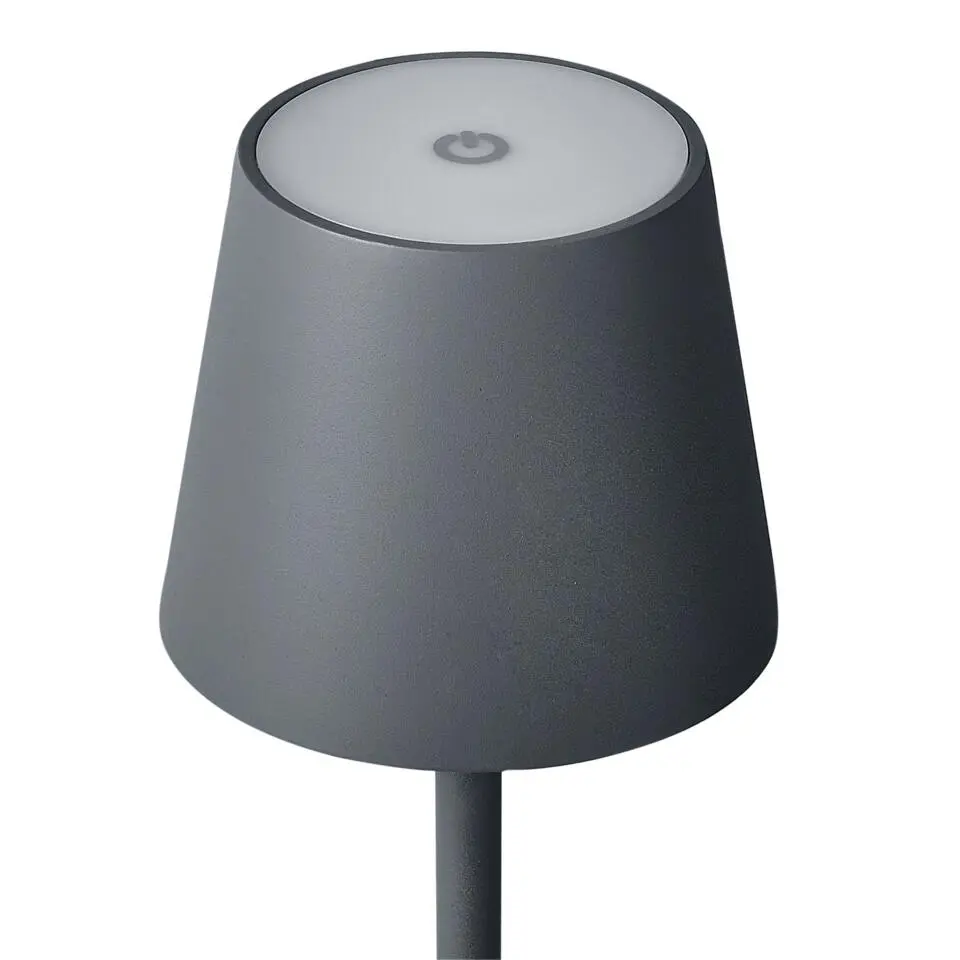 BACEIRO - Tafellamp - Donkergrijs - Aluminium