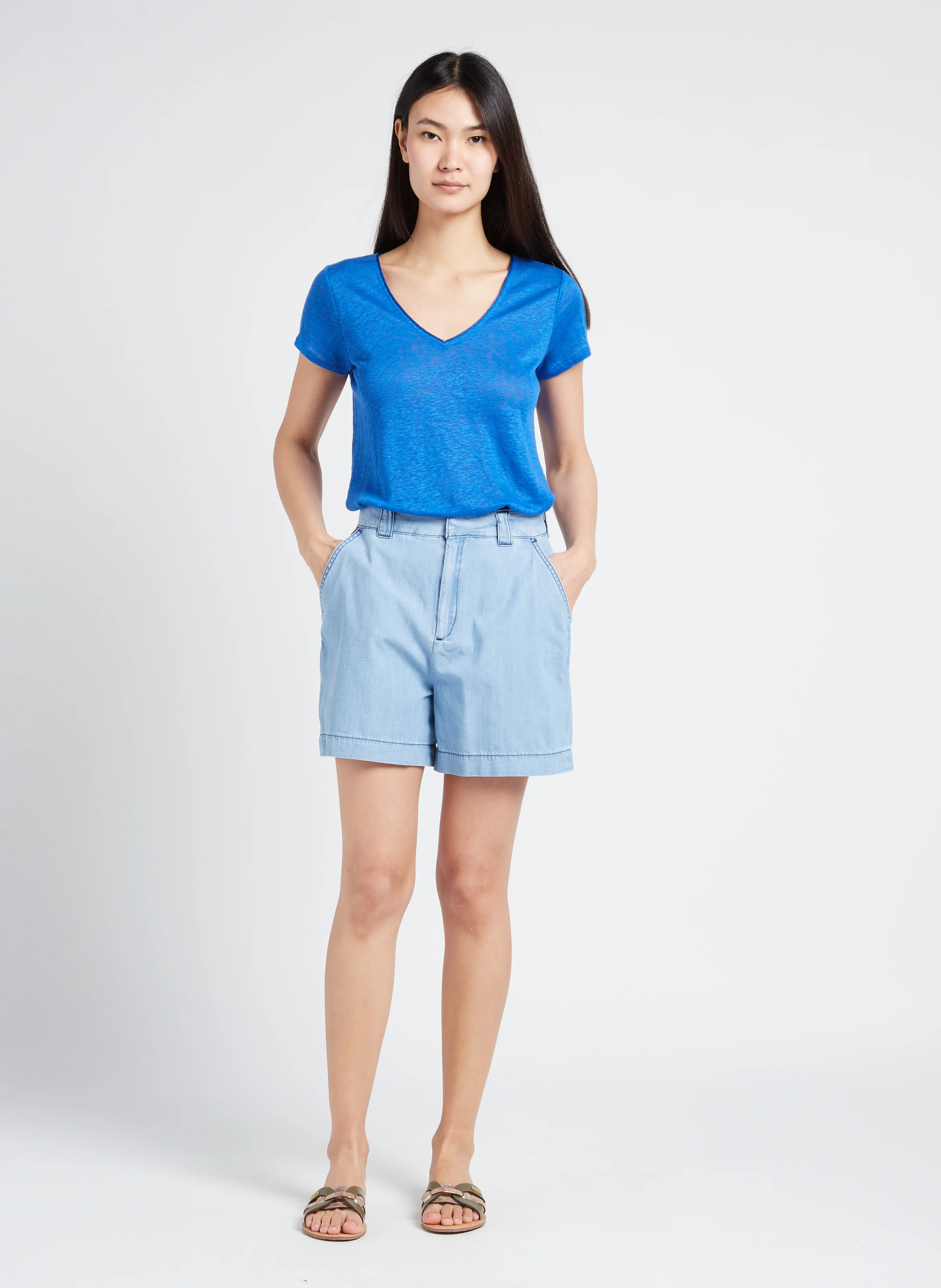 HAMSUKO - Mules en cuir| Blanc