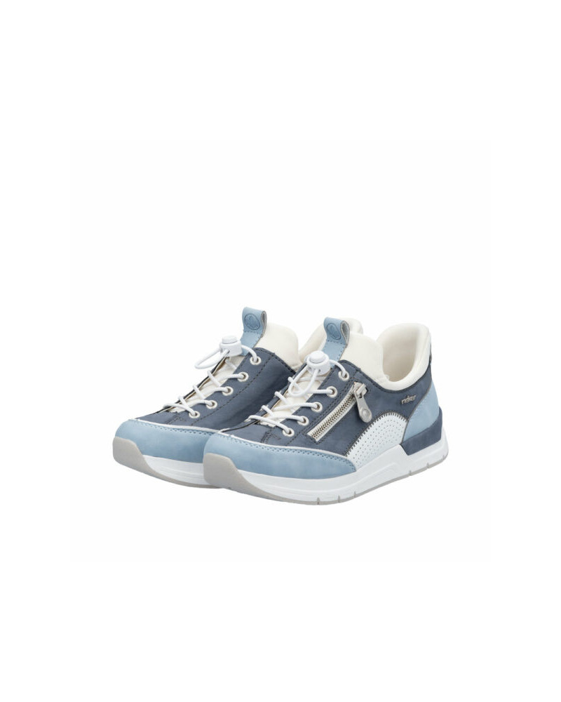 Rieker - Ready2go dame sneaker - blå