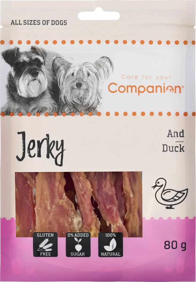 Companion Duck Jerky Stripe - 80 g
