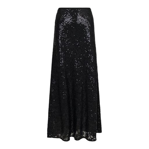 Neo Noir Vicky Sequins Nederdel, Sort, 36