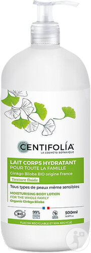 Centifolia Lait Corps Hydratant Pour Toute La Famille Tous Peaux Même Sensibles 500ml
