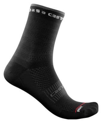 Paire de Chaussettes Femme Castelli Rosso Corsa 11 Noir