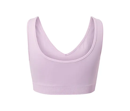 Seamless-Sport-Bustier, rosa