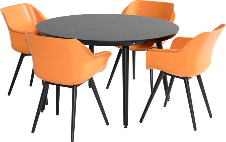 Hartman kuipstoel Sophie Studio oranje / zwart
