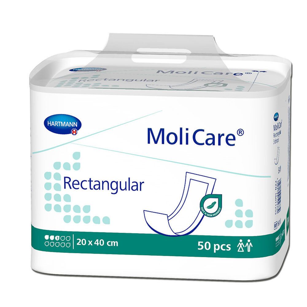 MoliCare® Rectangular 3 Tropfen 20x40 cm