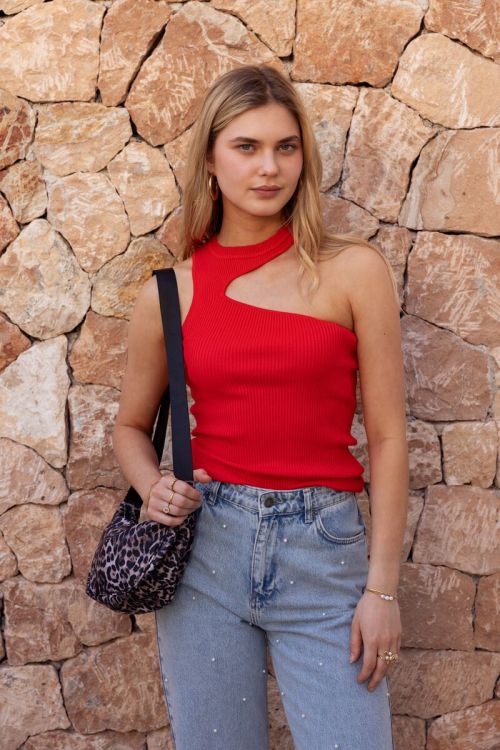 Rode cut-out top