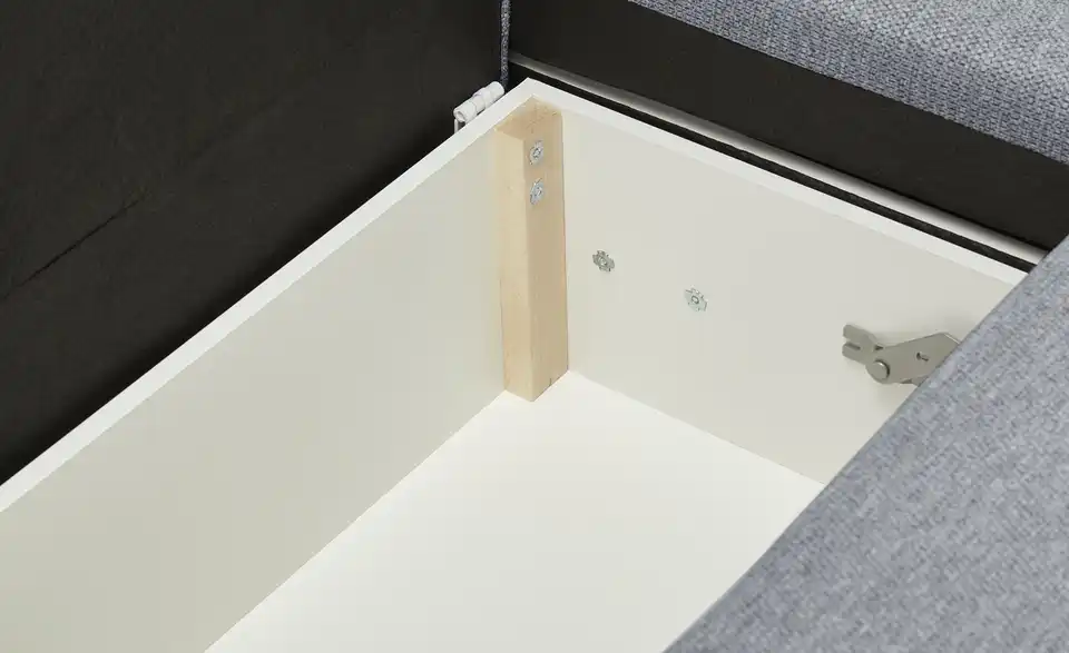 Ecksofa Dunkelgrau rechts