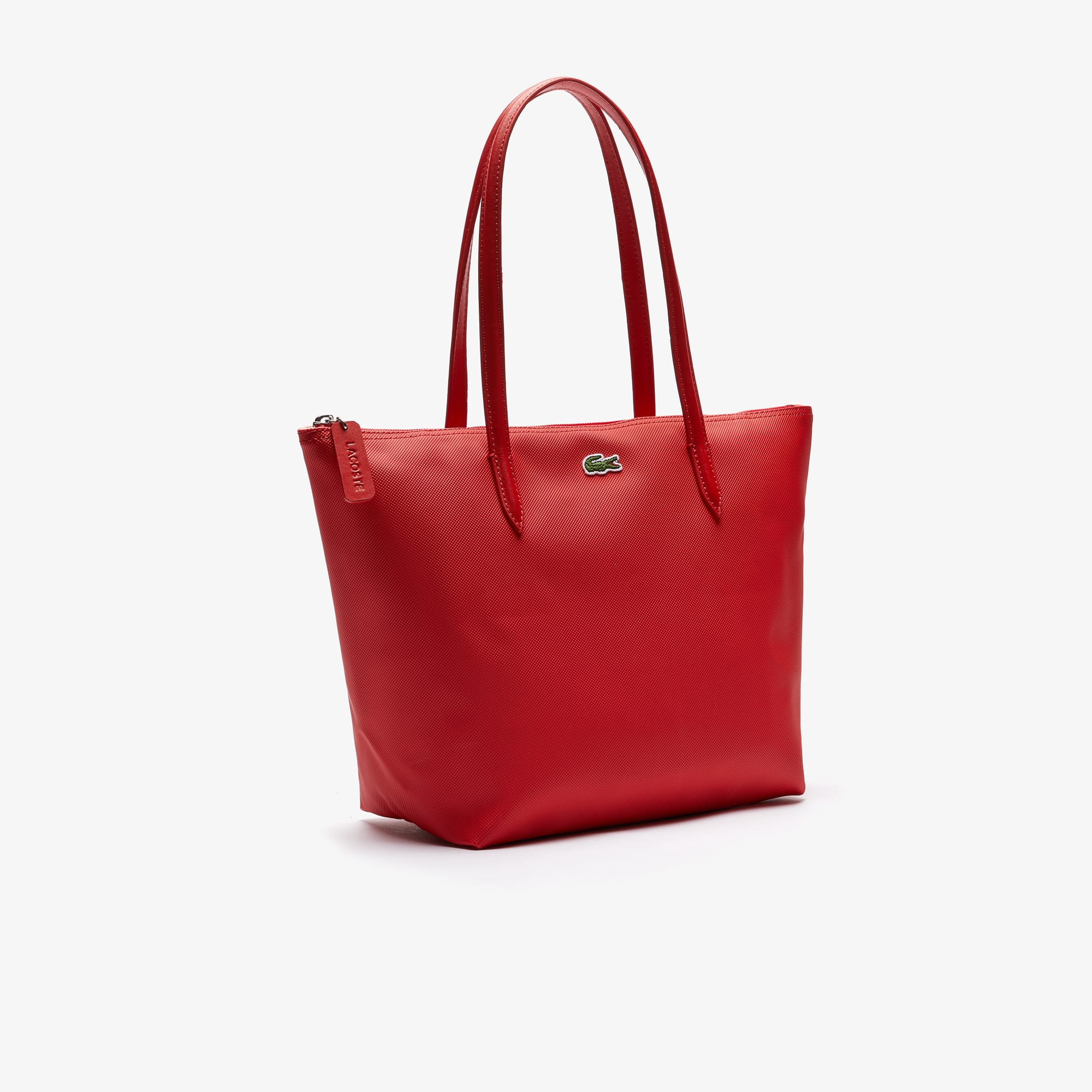 Petit sac cabas zippé L.12.12 Concept uni Sacs à main & Cabas - Rouge - Lacoste - Femme