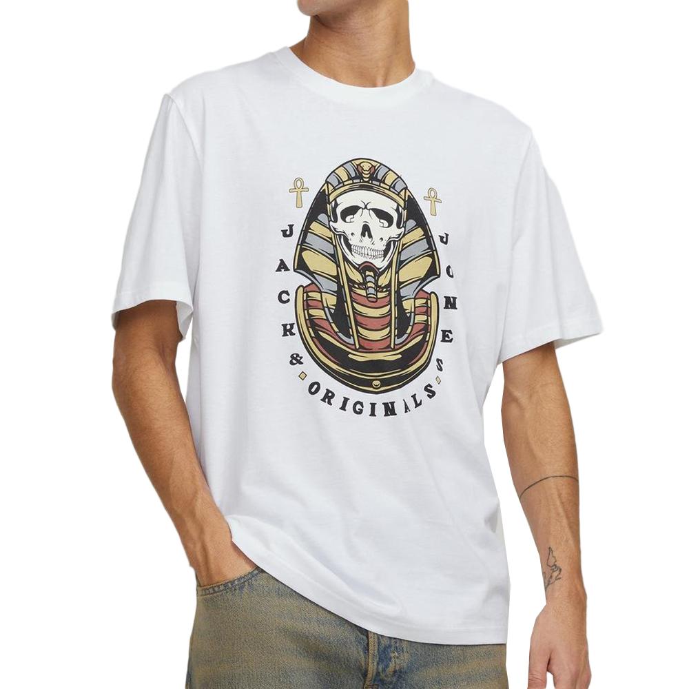 Jack & Jones T-shirt Blanc Homme Jack & Jones Heavens
