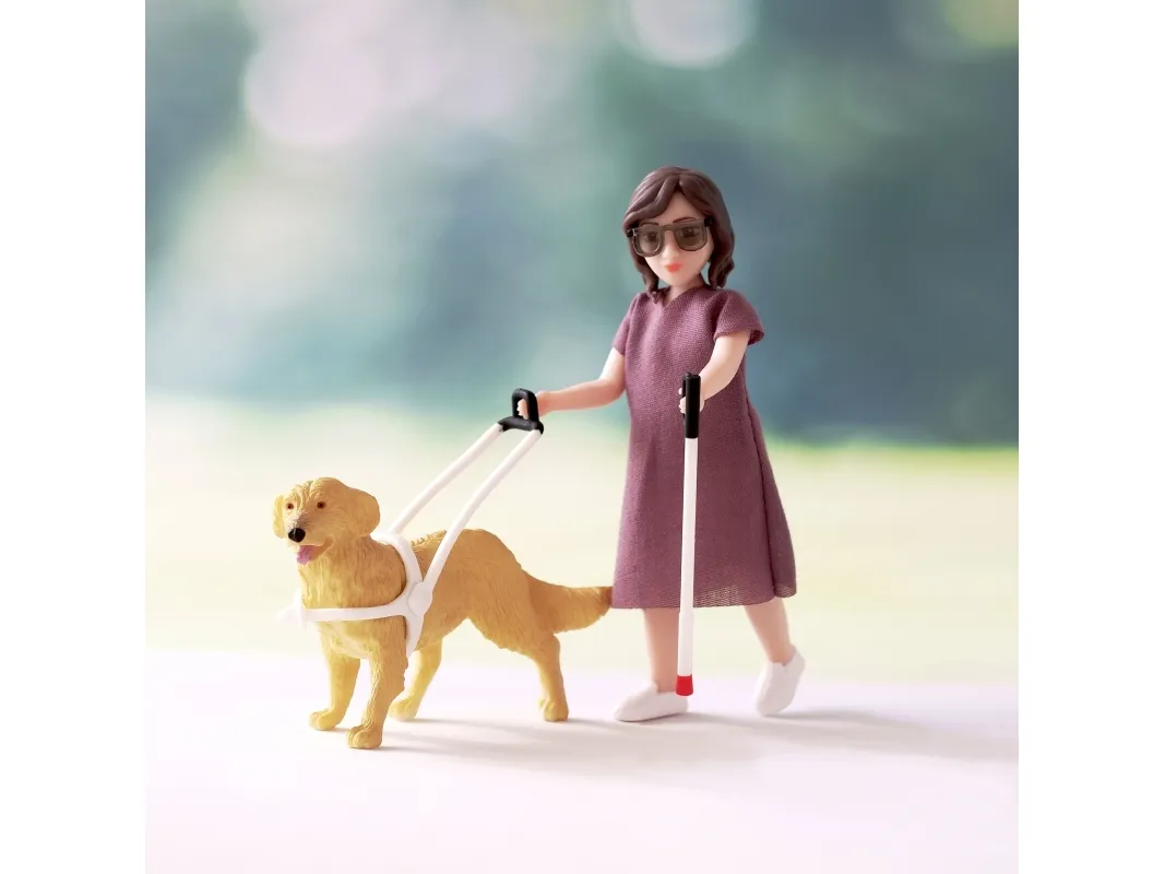 Dukke Blindestok Hund