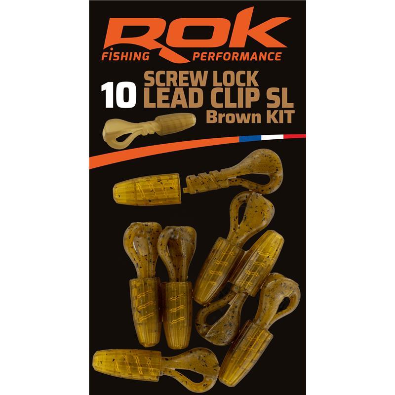 Clip Plomb Rok Fishing Screw Lock Lead Clip Sl