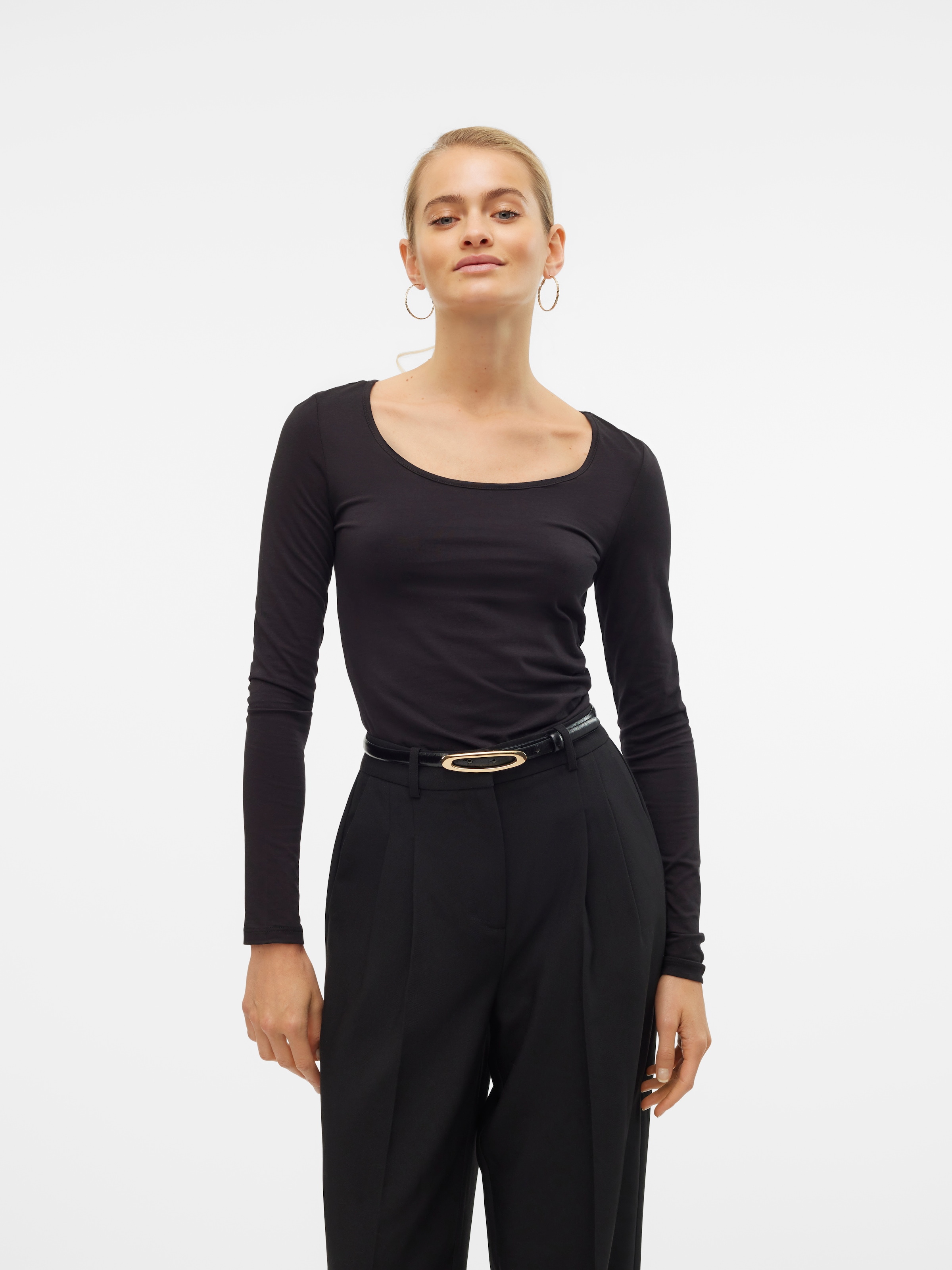 Vero Moda Langarmshirt »VMMAXI«, aus Bio-Baumwolle