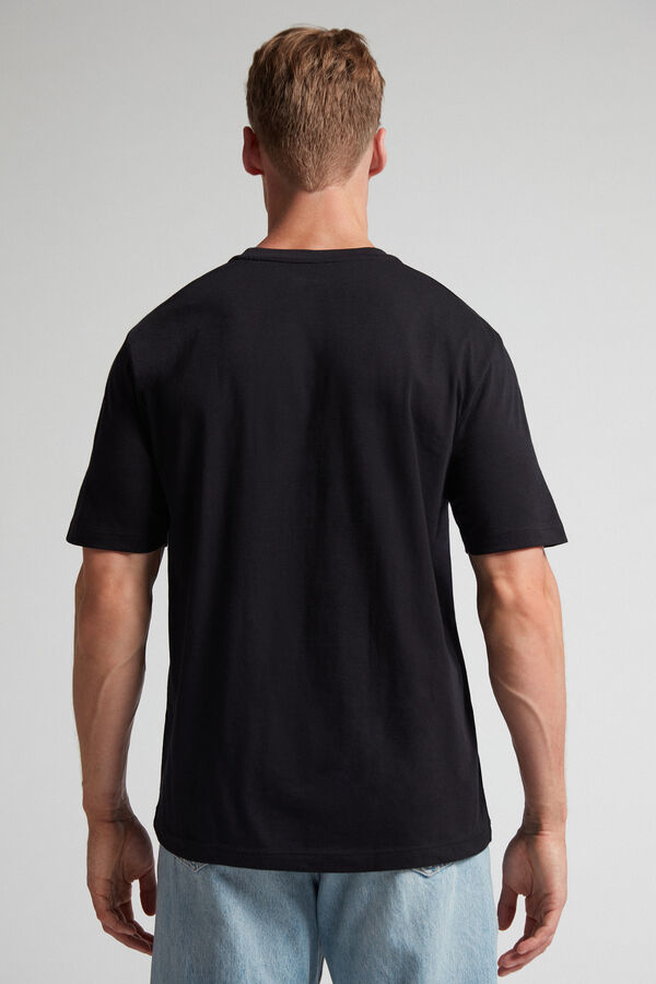 Camiseta de malha de algodão