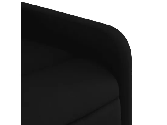 Fauteuil inclinable Noir Tissu