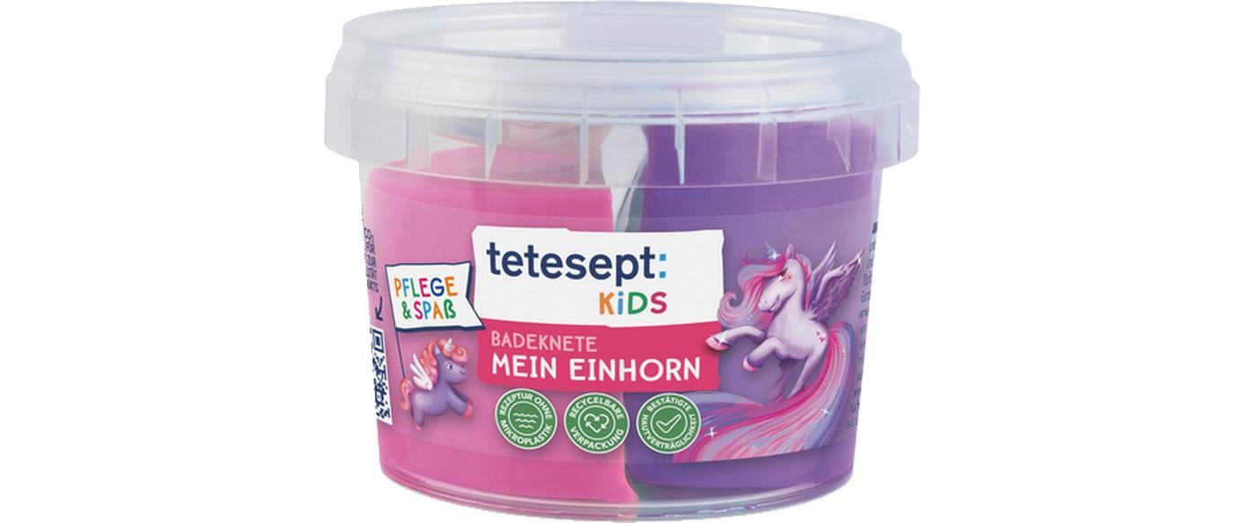Badeknete Mein Einhorn 115 gBadespass für Kinder pflegend und bunt