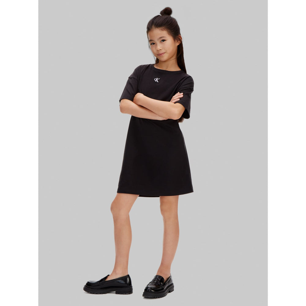 Køb Calvin Klein 1716 Black Ck Monogram Tee Kjole