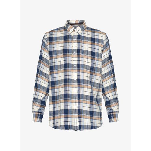 Signal Grind Check Skjorte, Deep Marine, 3XL