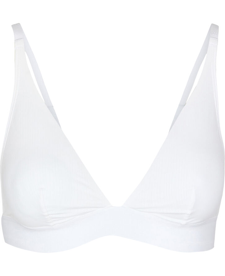Wolford Beauty Cotton Triangle Bra Pearl
