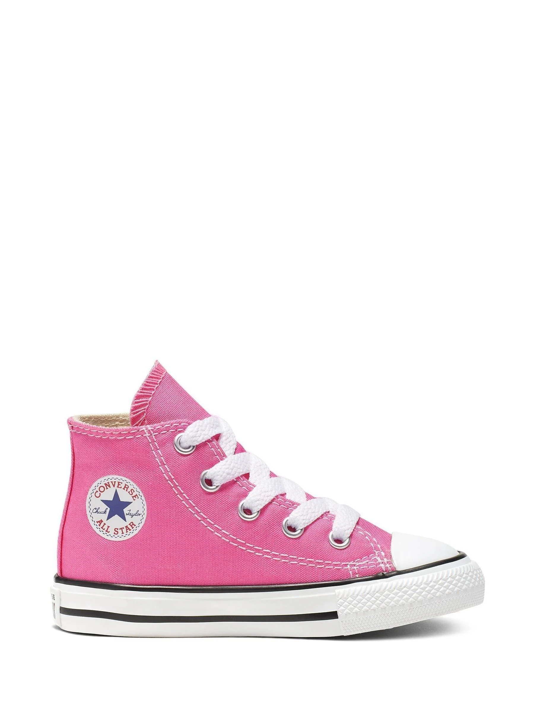 Roze - Converse Chuck Taylor All Star peutersneakers met hoog bovenwerk