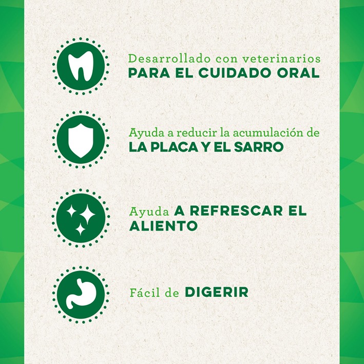 Greenies Petiscos Dentais 100% Naturais para Cães de Porte Médio