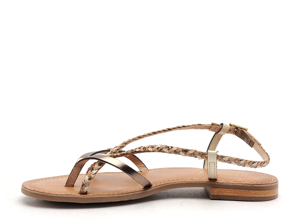 Les tropeziennes nu pieds plats femme monatres f beige
