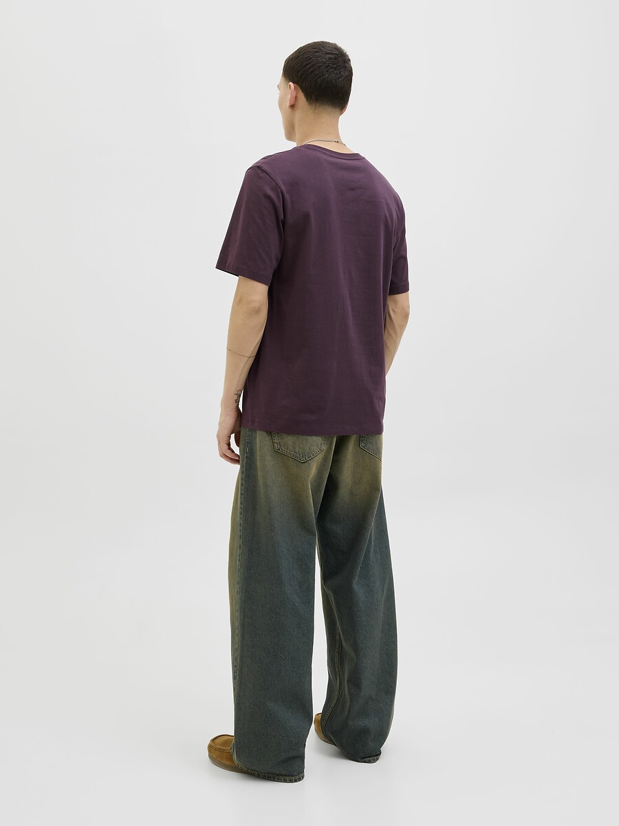 JACK & JONES<br>Camiseta de gola redonda com o logotipo Jje