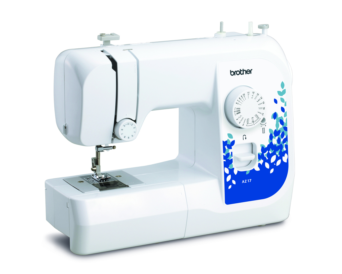 AZ17 Nähmaschine Mechanische Freiarm Nähmaschine für Einsteiger (AZ17VM1) - Weiss / Blau
