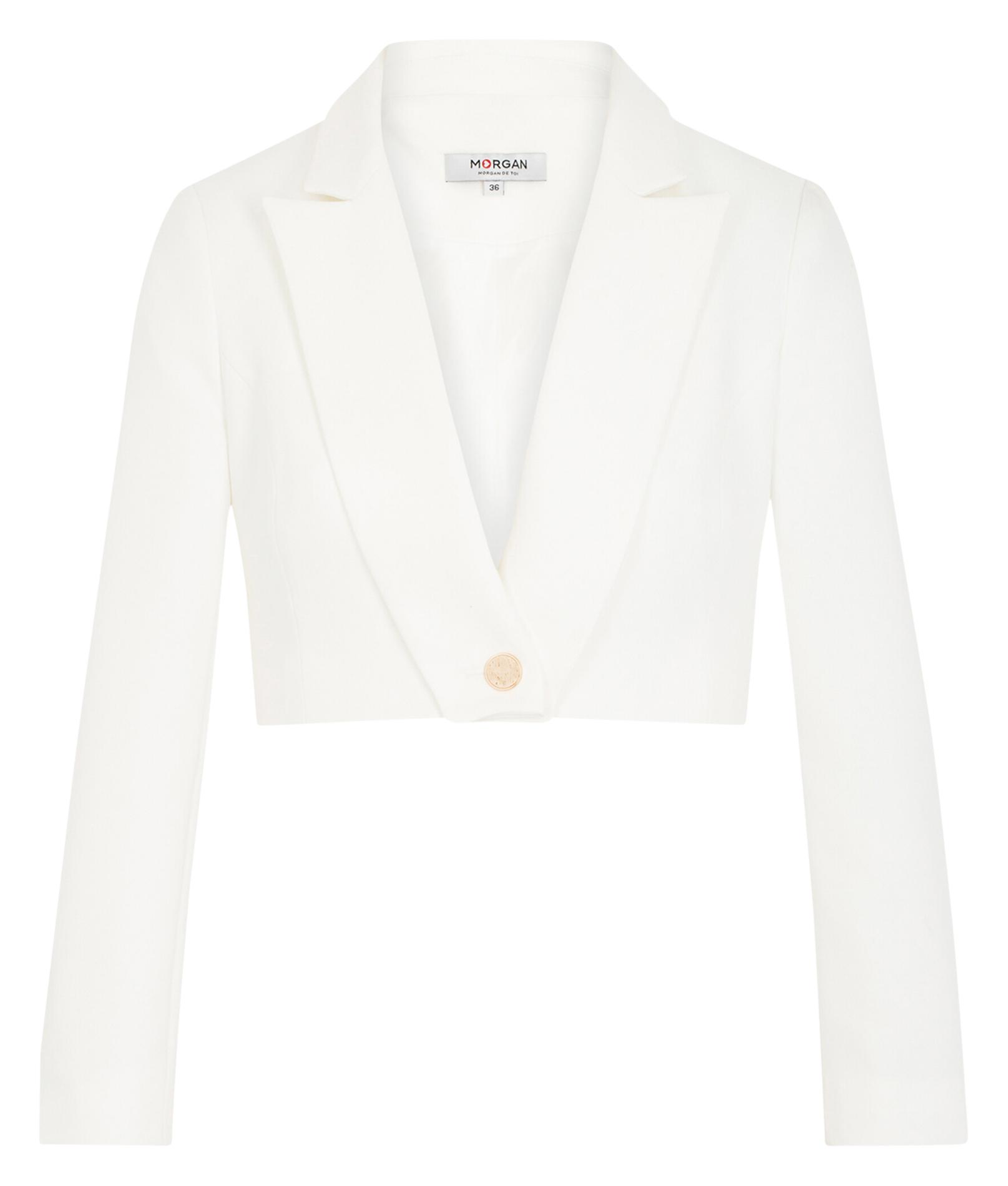 VESPA.F - Veste de tailleur courte| Blanc