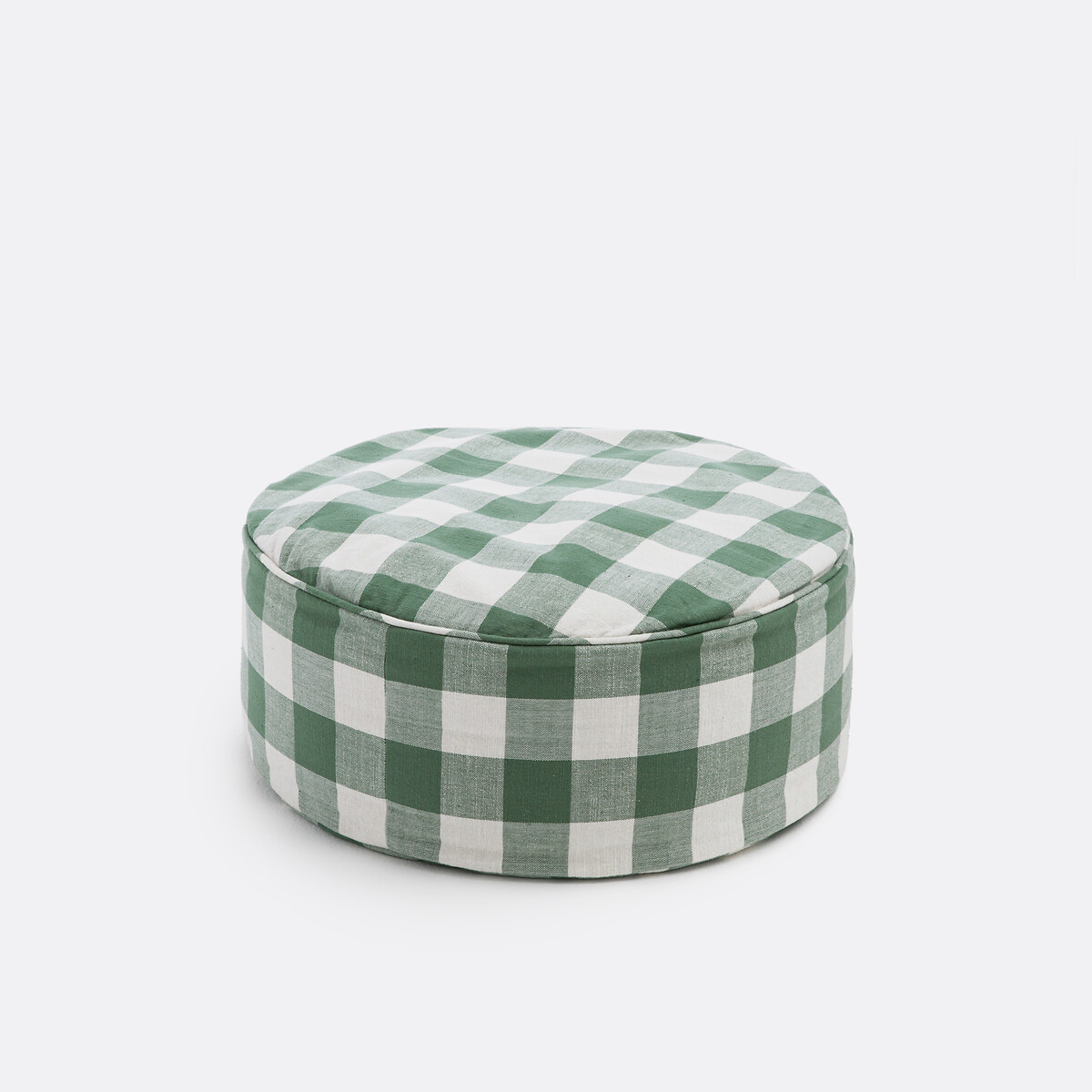 LA REDOUTE INTERIEURS<br>Almofada de chão, Ø 50 cm, algodão, Avelã