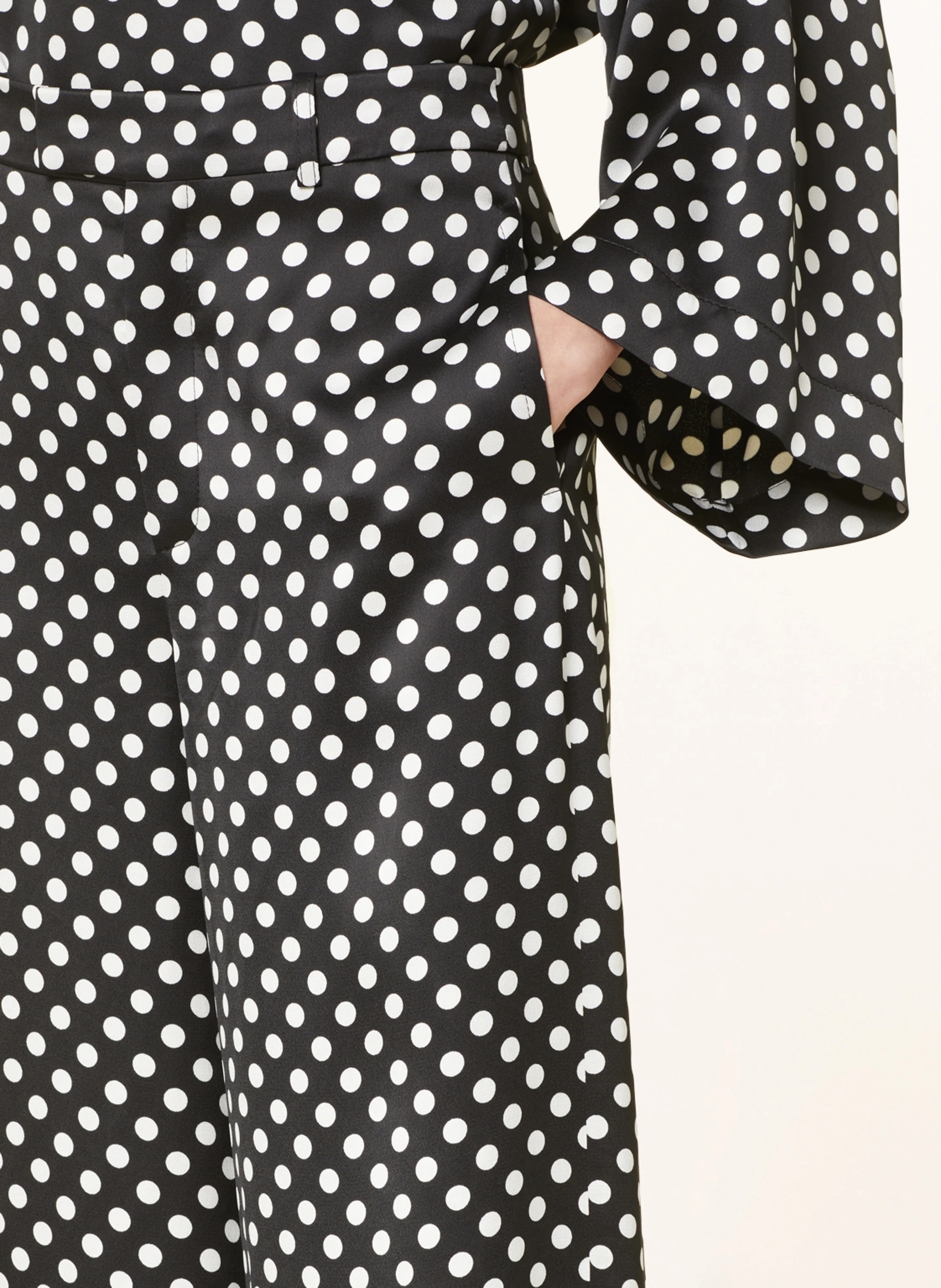 SAINT LAURENT Marlenehose aus Satin