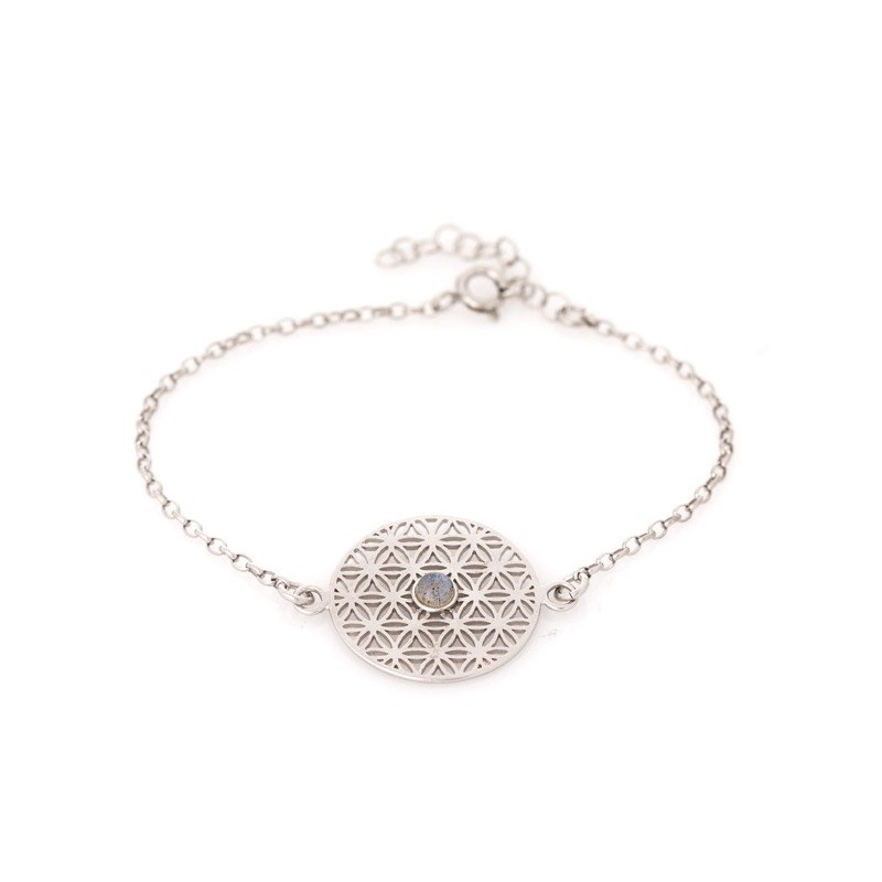 BRACELET ARGENT LABRADORITE