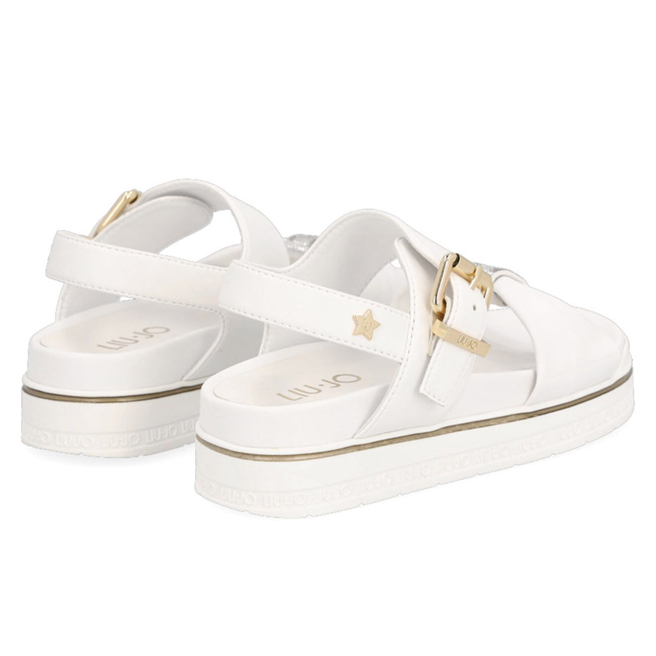 Liu-Jo Sandales en Cuir Chantal blanches