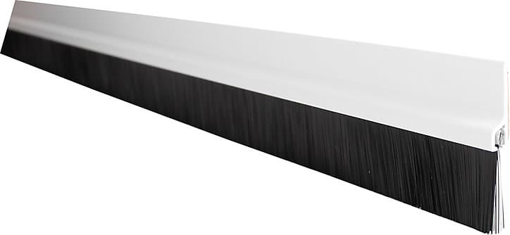 Bas de porte pvc brosse blanc ép.25 mm L.100 cm