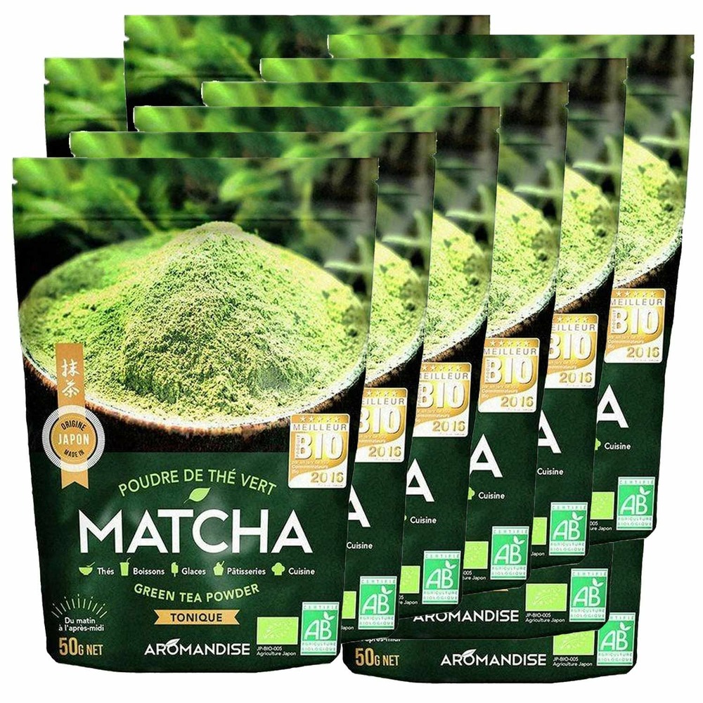 Thé vert bio matcha en poudre 500 g