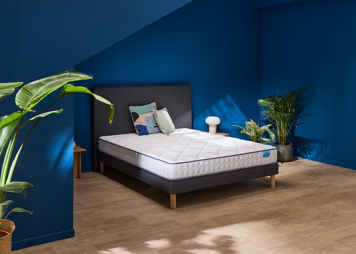 Conjunto de colchão de espuma e estrado de ripas MERINO'S, Chill Bed
